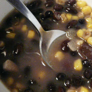 Corn, Cilantro and Black Bean Soup (Mf)