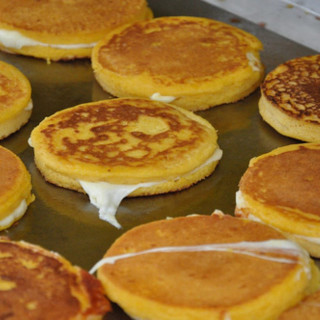 Corn Pancake Sandwiches "Arepas de Choclo"