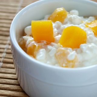 Cottage Cheese and fruit