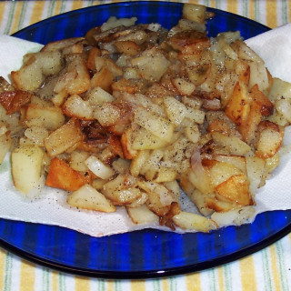 Smothered Potatoes and Onions