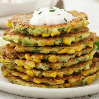 Courgette and Sweetcorn Fritters-image