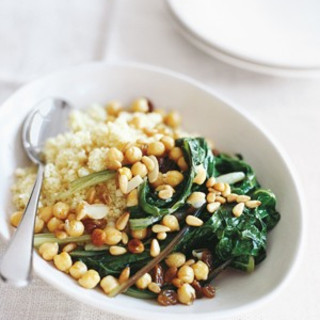 Couscous with Swiss Chard