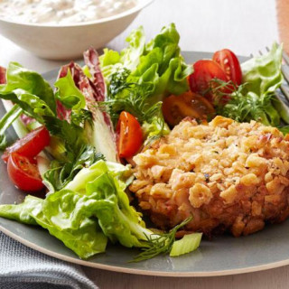 Crab Cakes With Herb Salad