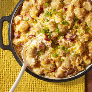 Cracked Out Ranch Tater Tot Casserole