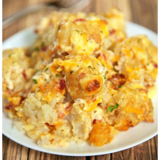 “Cracked Out" Tater Tot Casserole