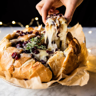 Cranberry Brie Pull Apart Bread