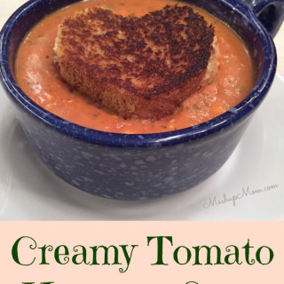 Creamy Tomato Hummus Soup