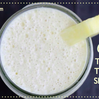 Creamy Tropical Turmeric Smoothie (dairy free)