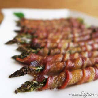 Crispy Bacon Wrapped Asparagus (Paleo, Low Carb)