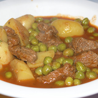 Croatian Lamb/Beef Stew with Green Peas