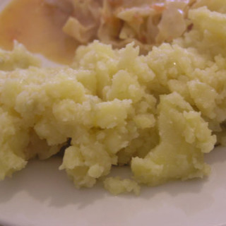Croatian potato “restani krumpir”