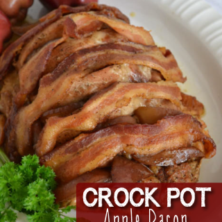 Crock Pot Apple Bacon Pork Roast