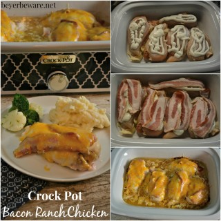 Crock Pot Bacon Ranch Chicken