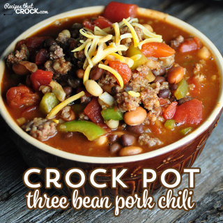 Crock Pot Three Bean Pork Chili