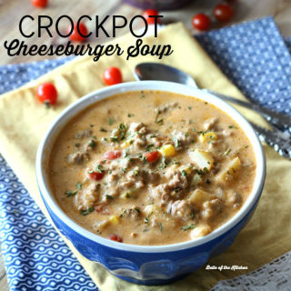 Crockpot Cheeseburger Soup