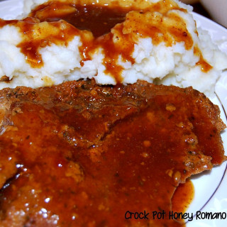 Crock Pot Honey Romano Pork Chops