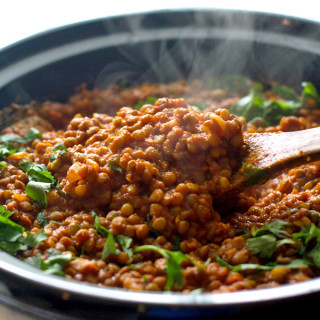 Crockpot Red Curry Lentils