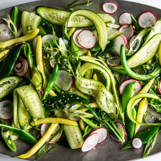 VEGAN Crunchiest Green Salad 