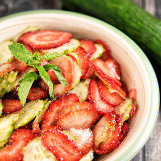 Cucumber And Strawberry Salad Recipe
