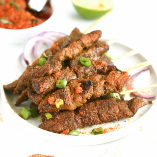 Curry Beef Satay