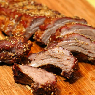 Curry, Five Spice Dry Rubbed Pork Ribs