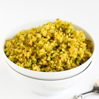 Curry Asparagus  and  Cauliflower Rice Recipe