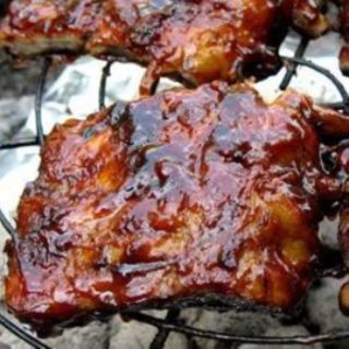 Dad's Grilled Country Style Pork Ribs