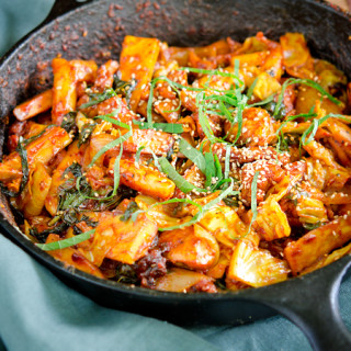 Dak Galbi, spicy chicken of Chuncheon