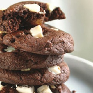 Dark and White Chocolate Chunk Cookies