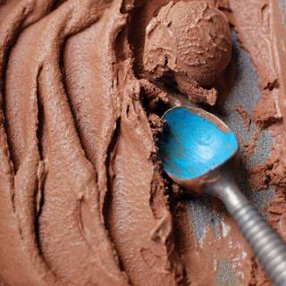 Dark Chocolate and Cardamom Ice Cream