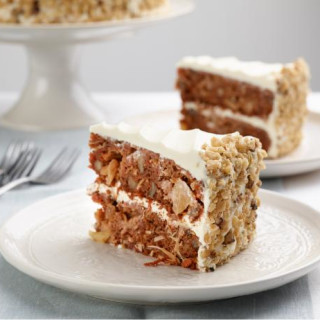 David's Favorite Carrot Cake with Pineapple Cream Cheese Frosting