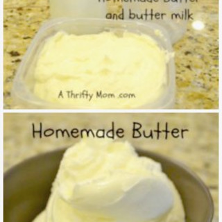 DIY - Homemade butter in a jar