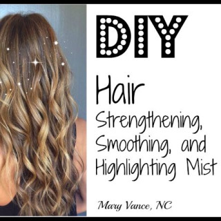 DIY Strengthening, Smoothing, and Highlighting Hair Mist