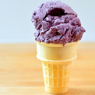 Double Blueberry Ice Cream