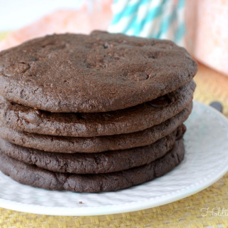 Double Chocolate 'Peanut Butter' Cookies