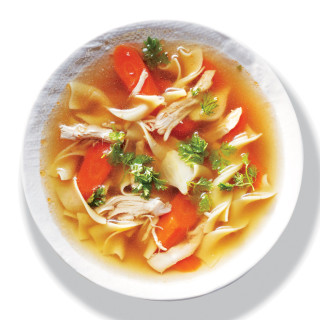 Double-Dark Chicken Noodle Soup