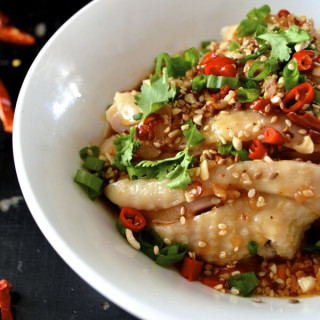Drool-worthy Sichuan Chicken in Chili Oil Sauce (Kou Shui Ji)