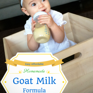 Easy Affordable Homemade Goat Milk Formula - 8 oz.