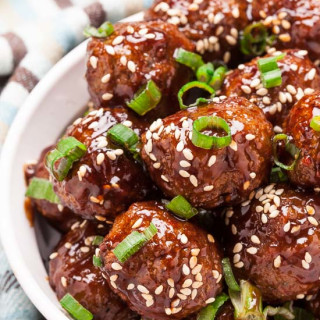 Easy Asian Glazed Meatballs