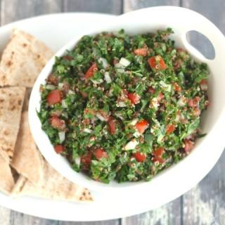 Easy Kale and Quinoa Tabouli Salad