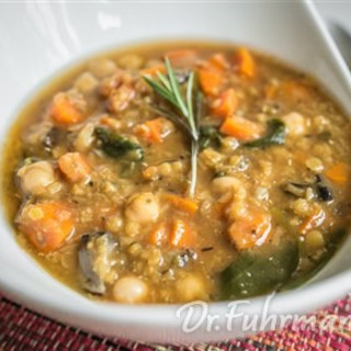 Easy Lentil and Chickpea Soup
