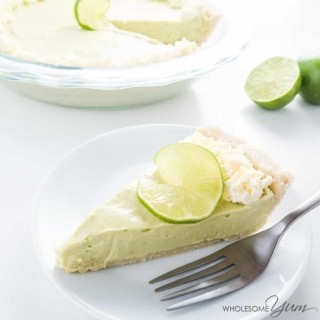 Easy No-Bake Key Lime Pie (Low Carb, Gluten-free)