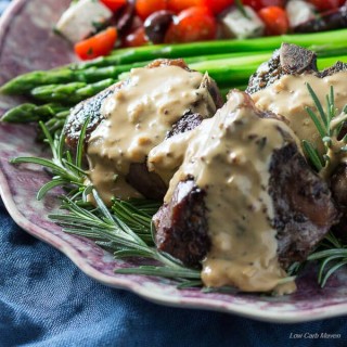 Easy Pan Seared Lamb Chops with Mustard Cream Sauce (Ready In 30 Minutes) -
