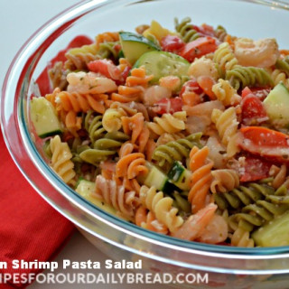 Easy Pasta Salad-Italian Shrimp