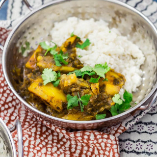 Easy Pressure Cooker Saag Aloo &bull; The Cook Report