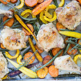 Easy Sheet Pan Chicken with Roasted Vegetables