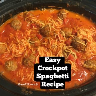 Easy Crockpot Spaghetti Recipe