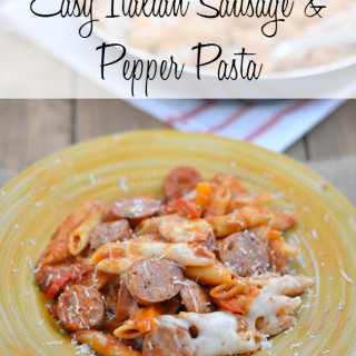 Easy Italian Sausage and Pepper Pasta