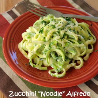 Easy Zucchini Noodle Alfredo