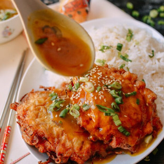 Egg Foo Young with Chicken